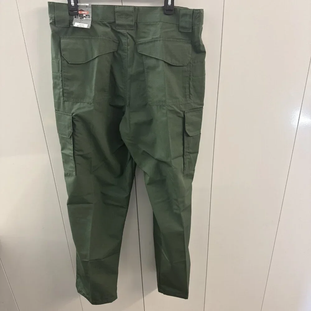 TRU-SPEC Pants Mens 36x32‎ Green 24-7 Series Tactical Cargo Teflon Ripstop NWT